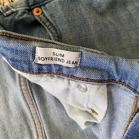 {j.crew} Slim Boyfriend High Rise Light Wash Jeans - Picture 4 of 10